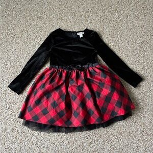 Girls 5T Cat & Jack Holiday Christmas Dress